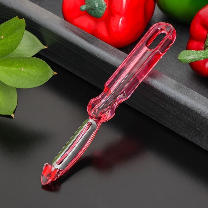 Овощечистка Доляна &laquo;Леденец&raquo;, 17 см, цвет МИКС