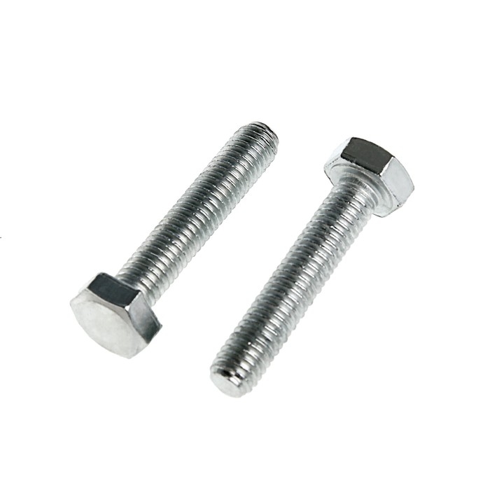 Болт ТУНДРА, оцинкованный, DIN 933, класс прочности 8.8, М8х40 мм, 1 кг Болт ТУНДРА, оцинкованный, DIN 933, класс прочности 8.8, М8х40 мм, 1 кг