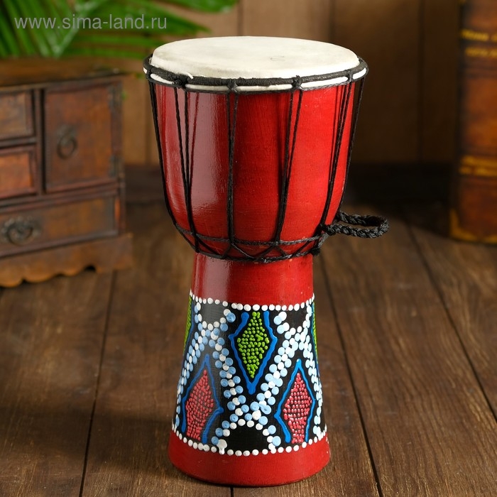 Сувенирный музыкальный инструмент "Барабан Джембе" 30 см
