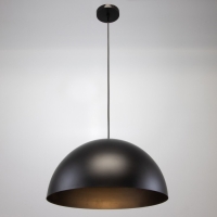 Люстра BayerLux &laquo;Баркас&raquo;, E27, 1&times;40 Вт, чёрная, подвес, 39&times;39&times;100 см