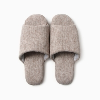 Тапочки женские с открытым носом ECO размер 38-39, бежевый