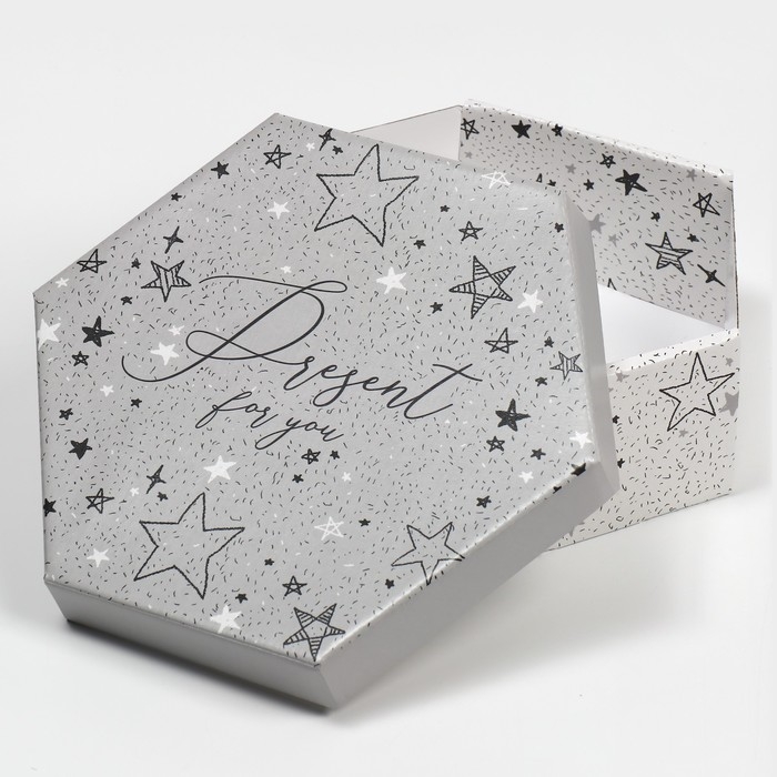 Коробка подарочная складная, упаковка, &laquo;Звёзды&raquo;, 26 х 22.5 х 8 см