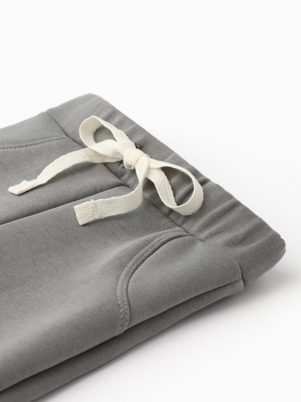 Костюм (толстовка и брюки) Крошка Я, BASIC LINE, рост 86-92 см, цвет серый