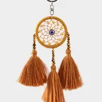 Брелок "Ловец снов" 17 см, цв. медный