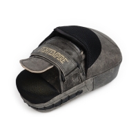 Лапы боксёрские изогнутые FIGHT EMPIRE, VINTAGE, натуральная кожа, ретро-серые, пара