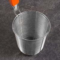 Корзинка для приготовления картошки фри, 31см, дерев ручка Корзинка для приготовления картошки фри, 31см, дерев ручка