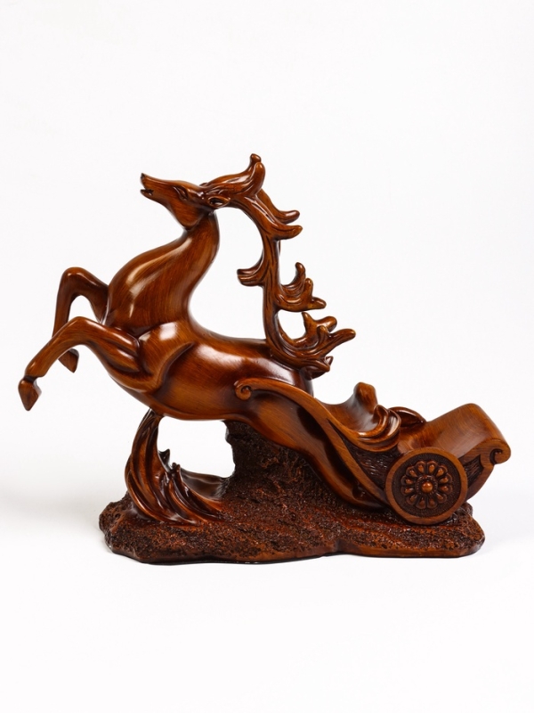 Подставка для бутылки "Олень" под дерево, 17.12.28см