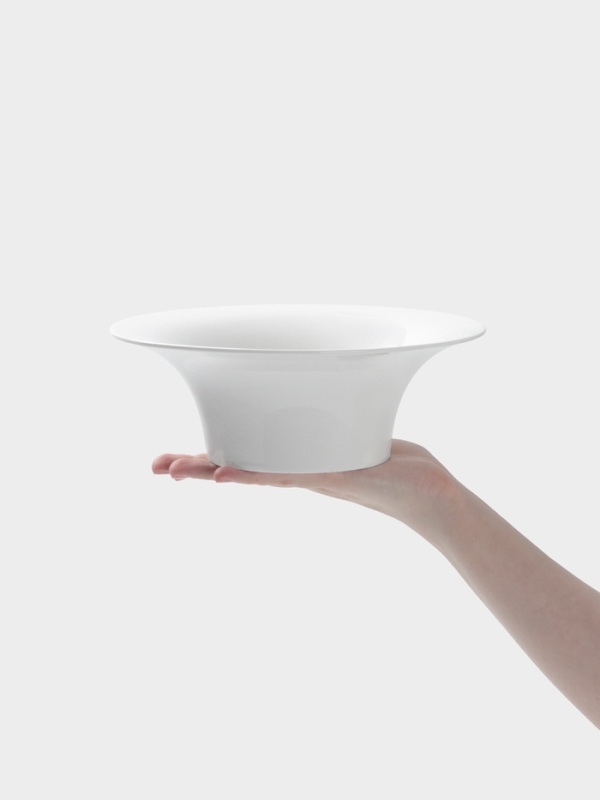 Тарелка глубокая Hanna Kn&ouml;vell, d=22 см, фарфор, белая