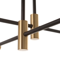 Люстра "Лора" 4х40Вт Е27 латунь 58х58х37см