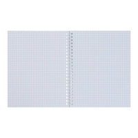 Тетрадь 96 листов в клетку на гребне "Мята. METALLIC", обложка бумвинил, блок офсет