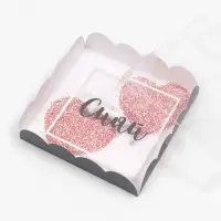 Коробка для печенья, &laquo;Сияй от счастья&raquo;, 12&times;12&times;3 см