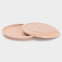 Набор  посуды Доляна "Кремовое облако" 24: Кружка, тарелки (20,27см), салатник, цвет крем