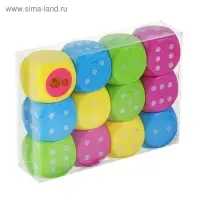 Точилка с контейнером &laquo;Кость игральная&raquo;, двойная, корпус МИКС