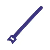 Стяжки-липучки для проводов 150&times;10&times;1.5 мм ТУНДРА, синяя, 10 шт.