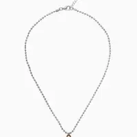 Кулон детский &laquo;Выбражулька. Мишка&raquo;, 40 см, коричневый в серебре