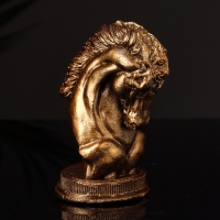 Фигура "Конь " 9х6 см, цвет бронза