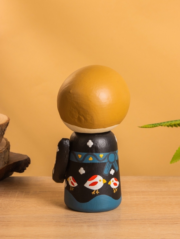 Деревянная кукла кокеши &laquo;Юко&raquo;, 8&times;9&times;17 см