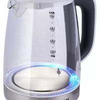 Чайник HYK-G8880 2л. 2200Вт серый серебристый