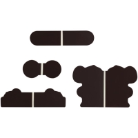 Набор закладок для книг Мульти-Пульти "Чебурашка", 4 штуки Набор закладок для книг Мульти-Пульти "Чебурашка", 4 штуки