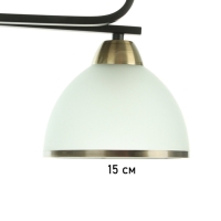 Люстра "Рендо" 2хЕ27 40Вт черно-бронзовый 44х15х23 см