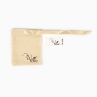 Мешочек подарочный из хлопка «С любовью», 10 х 12 см +/- 1.5 см Мешочек подарочный из хлопка «С любовью», 10 х 12 см +/- 1.5 см