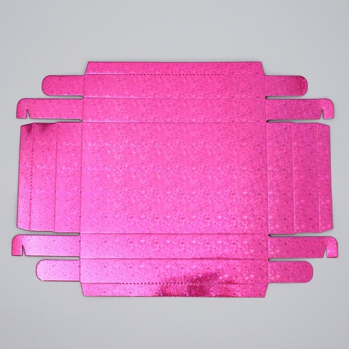 Коробка кондитерская &laquo;Розовые звёздочки&raquo;, 22 х 8 х 13.5 см