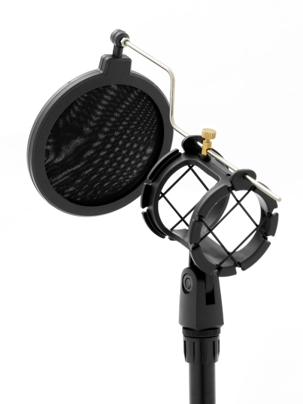 Микрофонная стойка настольная с поп-фильтром