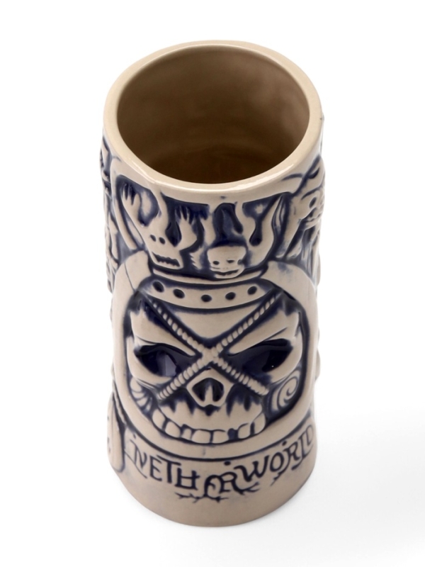 Стакан для коктейлей "Тики", череп, керамика