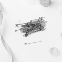 Булавки портновские, 30 мм, 5 гр, цвет серебряный Булавки портновские, 30 мм, 5 гр, цвет серебряный