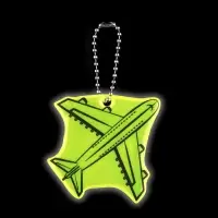 Светоотражающий элемент &laquo;Самолёт&raquo;, двусторонний, 5.8&times;5.8 см, МИКС