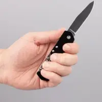 Туристический нож Liten Halp, черный