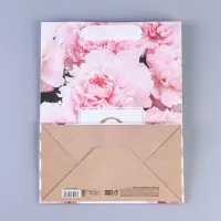 Пакет подарочный крафтовый, упаковка, &laquo;8 марта&raquo;, MS 23 х 18 х 10 см