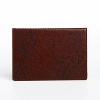 Обложка для паспорта, с уголками, цвет коричневый Обложка для паспорта, с уголками, цвет коричневый