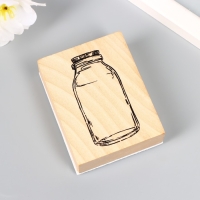 Печать дерево, резина "Бутылка для молока" 7х5,5 см Печать дерево, резина "Бутылка для молока" 7х5,5 см