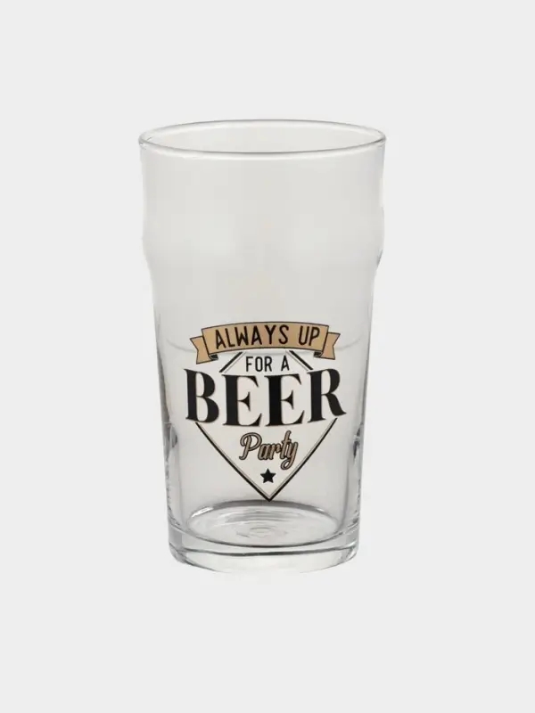 Кружка пивная Luminarc Cheers, 570 мл, стекло, прозрачные