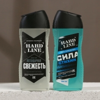 Подарочный набор косметики &laquo;Сила стихии&raquo;, гель для душа 250 мл и шампунь для волос 250 мл, HARD LINE