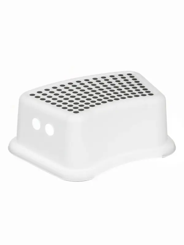 Подставка детская, антискользящая., цвет белый/серый