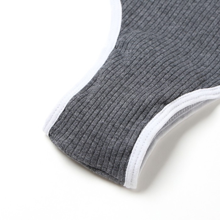 Комплект женский (топ, трусы) цвет темно-серый, размер 42-44 Комплект женский (топ, трусы) цвет темно-серый, размер 42-44