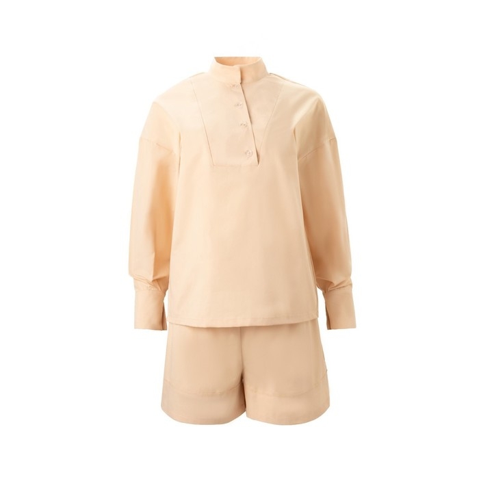 Костюм женский (блузка, шорты) MINAKU: Enjoy цвет бежевый, размер 42 Костюм женский (блузка, шорты) MINAKU: Enjoy цвет бежевый, размер 42