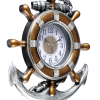 Часы настенные интерьерные «Якорь», плавный ход, 38×30 см, d-12.5 см Часы настенные интерьерные «Якорь», плавный ход, 38×30 см, d-12.5 см