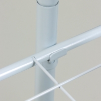 Подставка для цветов Greengo, 8 полок, 43 &times; 22 &times; 141 см, напольная, металл, белая