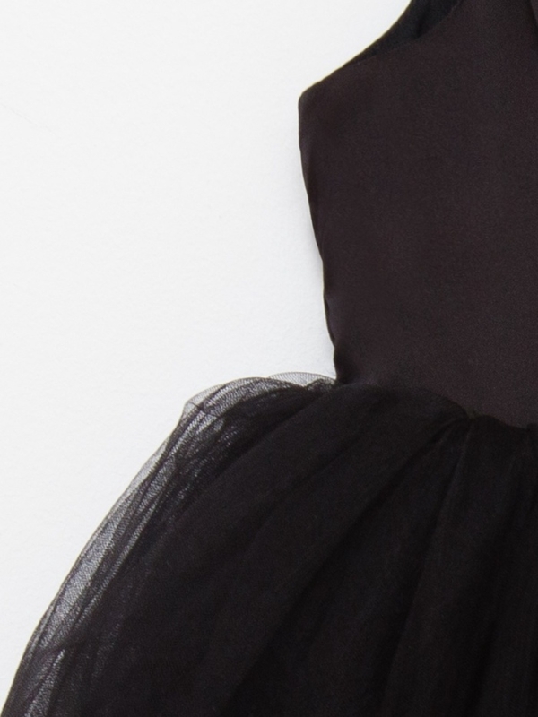 Платье нарядное детское MINAKU: PartyDress цвет чёрный, рост 122