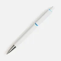 Ручка шариковая Dominanta, белая с голубым