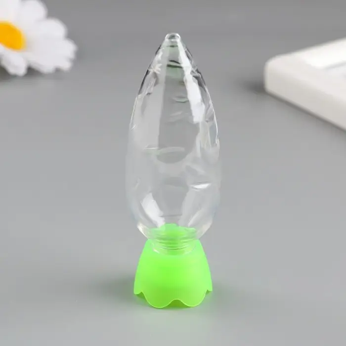 Баночка для скрапбукинга пластик "Морковка" 30 мл МИКС 3х3х8,5 см