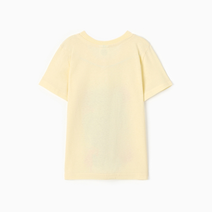 Футболка для мальчика, цвет лимонный, рост 134