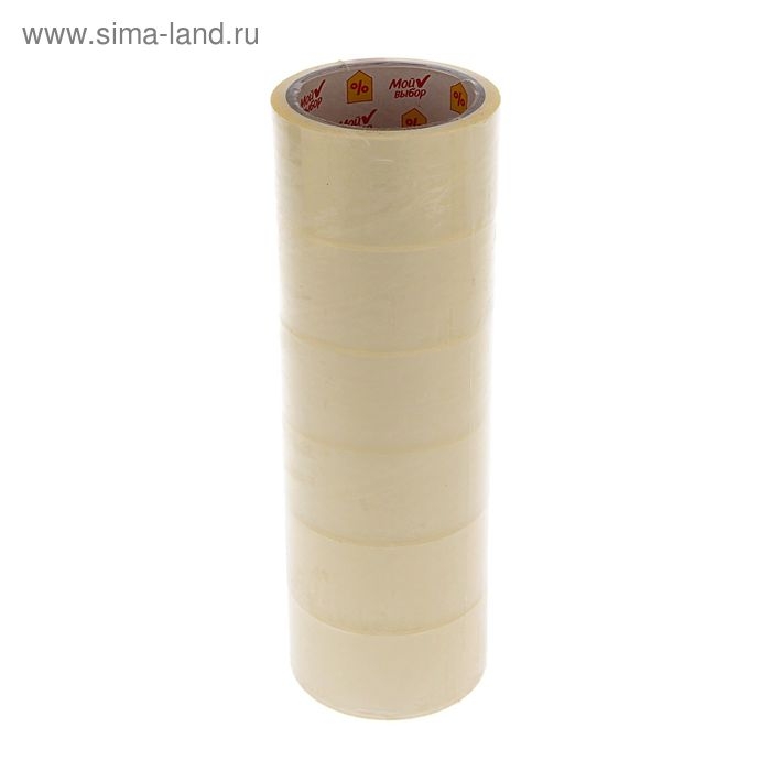 Клейкая лента Клейкая лента "Мой выбор", упаковочная, 48 мм х 45 м, 38-40 мкм