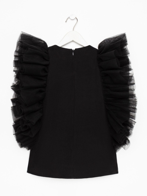 Платье нарядное детское MINAKU: PartyDress цвет чёрный, рост 110