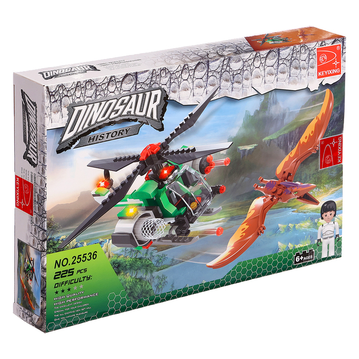 Конструктор Диноленд &laquo;Погоня за птеродактилем&raquo;, 223 детали