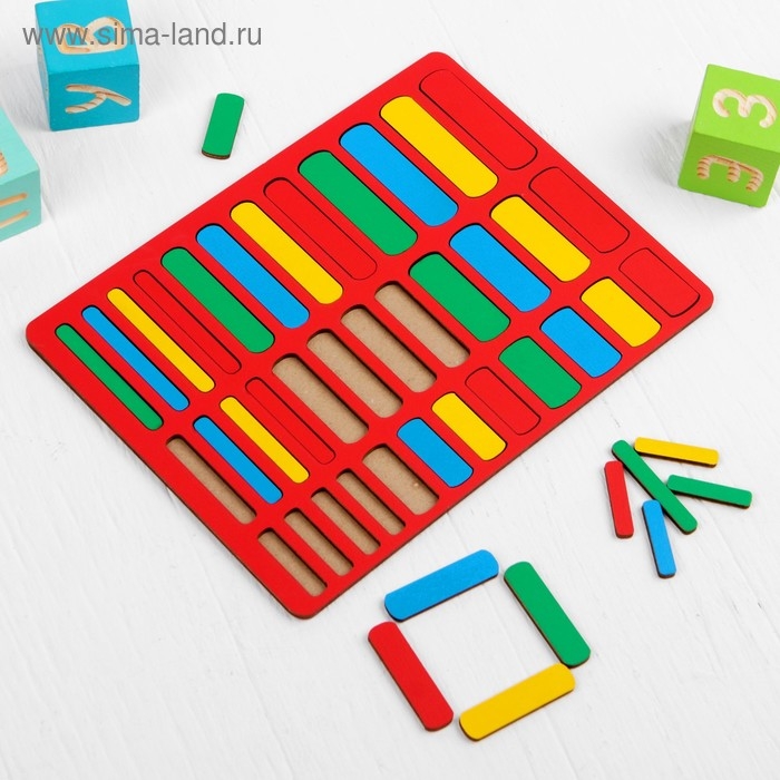 Счётный материал &laquo;Логические палочки&raquo; МИКС