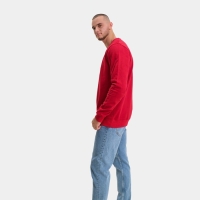 Свитшот мужской, цвет красный/принт МИКС, размер M Свитшот мужской, цвет красный/принт МИКС, размер M